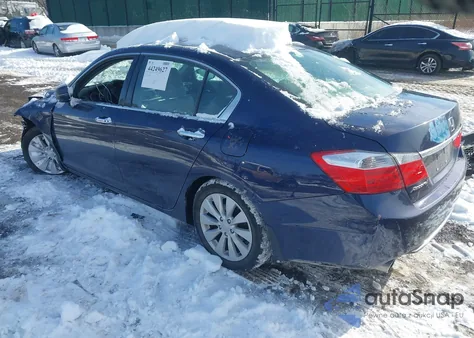 2013 Honda Accord Ex-L V-6 из США, поврежденный, VIN 1HGCR3F89DA038071